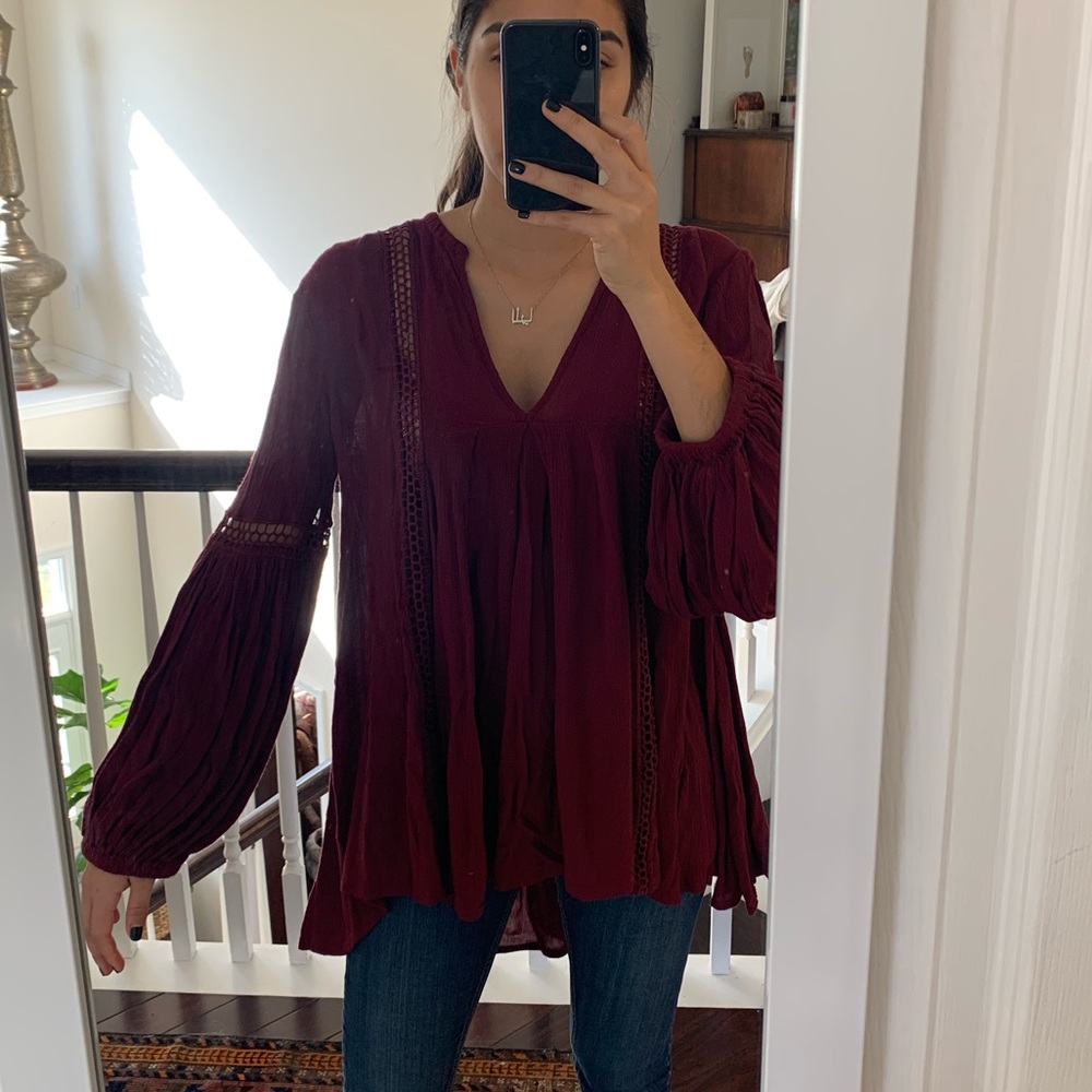 Free people peasant blouse